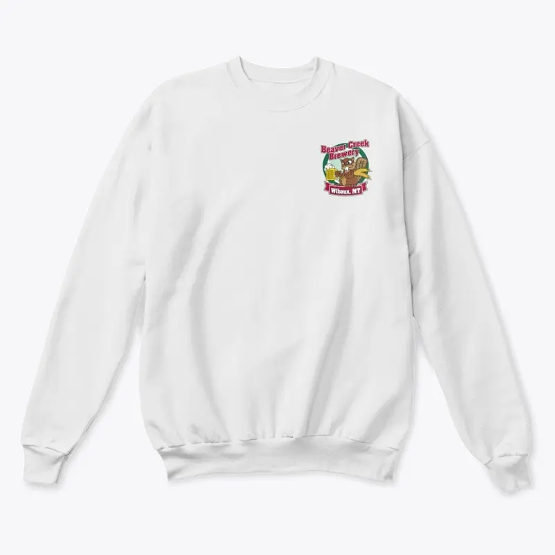 White Crew Neck Sweatshirt